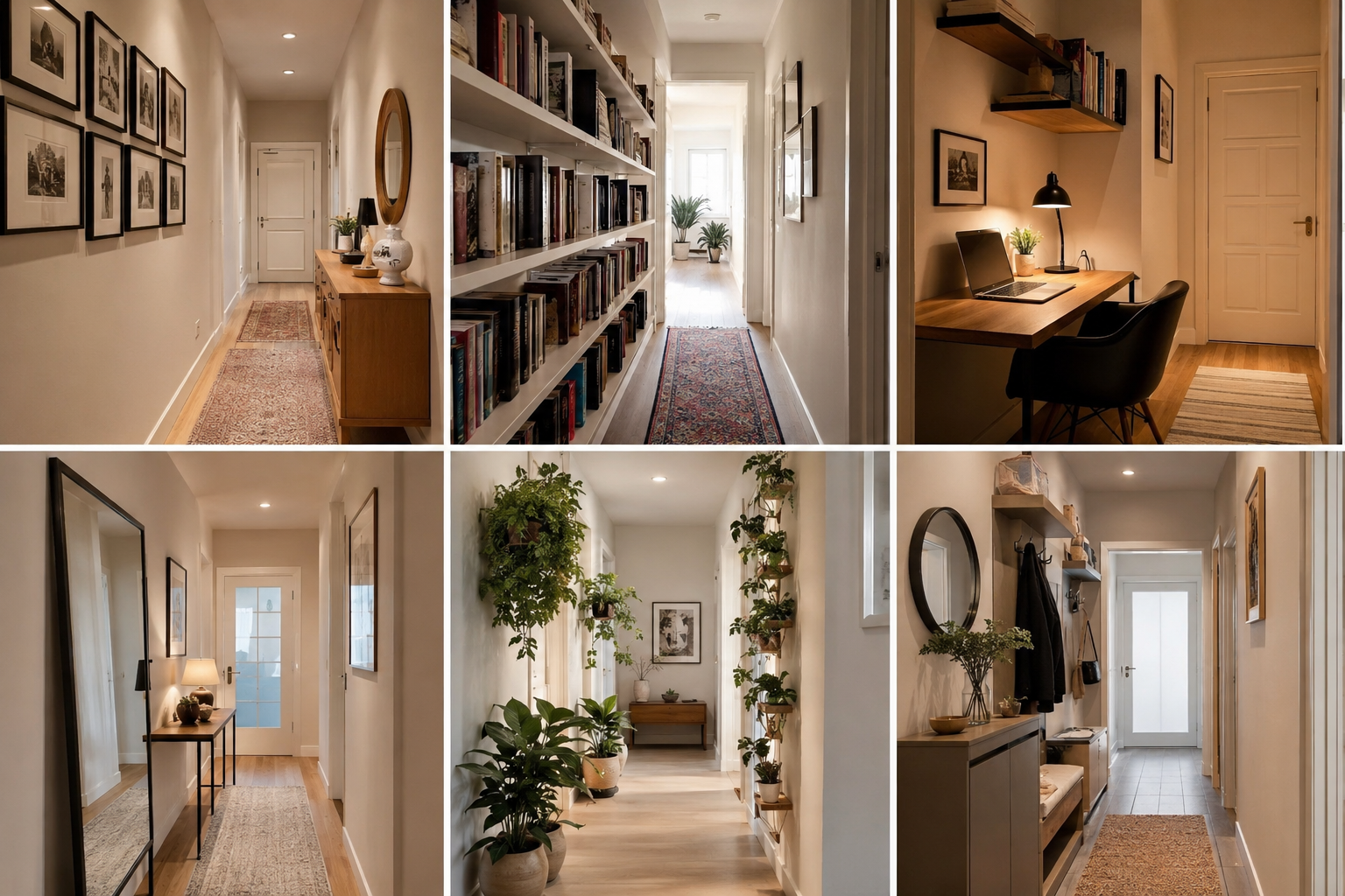 Ideias para Transformar um Corredor Inutilizado e Dar-lhe uma Nova Vida 6 imagens de ideias de decoração para corredor